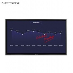 NETRIX NS751R 75寸 会议平板电视 4K超高清...